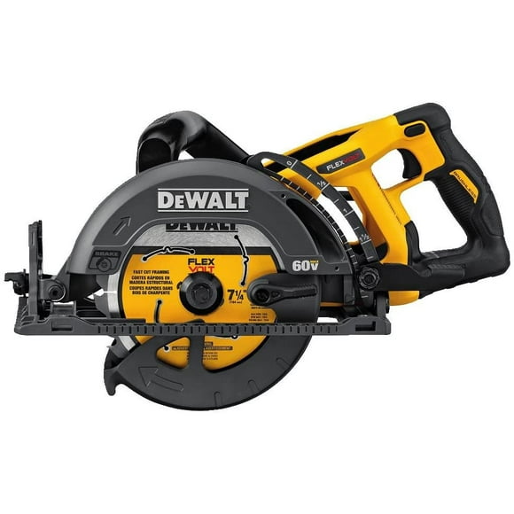 Dewalt DCS577B 60V MAX FLEXVOLT 7-1/4-inch Lithium-Ion Cordless Brushless Wormdrive Style Circular Saw (Tool-Only)