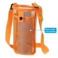 thumbnail image 4 of REGALWOVEN Water Bottle Bag Mesh Portable Holder Carrier for Sports Hiking Camping Orange,Pink, 4 of 6