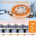 thumbnail image 2 of Bird Bath Heater, Heated Bird Bath Heaters For Outdoors, Winter Thermostatic Control Birdbath Water Heater, 2 of 5