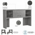 thumbnail image 2 of Bush Business Furniture Echo 60W Hutch Modern Gray (KI60403-03), 2 of 2