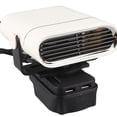 thumbnail image 2 of Rupoun Portable Small Space Heater Battery Powered 360 Degree Rotatable 160 Degree Tilt Adjustable 2 Gear Car Heater Defroster Defogger Windshield Fan (5.51 inches / 14 cm), 2 of 7