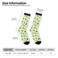 thumbnail image 2 of Bingfone Compression Socks for Women and Men Long Socks for Running Athletic Cycling Nurse- Cartoon Fruit, 2 of 6
