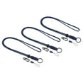 thumbnail image 1 of Uxcell 20" Paracord Lanyard Necklace Keyring Clasp Strap Badge Holder, Blue 3 Pack, 1 of 5