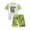 White/Green Teenage Mutant Ninja Turtles, variant on Nickelodeon Paw Patrol Boys Rash Guard Set - 2 Piece Chase Marshall UPF50+ Swim Shirt & Swim Trunks (2T-7)