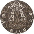 thumbnail image 1 of Safavieh Florida Shag Smoke Shag Rug - Round 4', 1 of 3