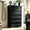 Black-E, variant on Meteorleg Farmhouse 6 Drawer Dresser, Cherry Chest of Drawers, 48" Tall Dressers for Bedroom, Rustic Wood Storage Organizer for Living Room, Hallway, Closet