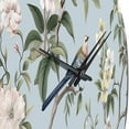 thumbnail image 5 of Designart "Bird in Minimalist Floral Setting I" Floral Oversized Wall Clock, 5 of 5