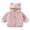 PK1, variant on JUMEYU Kid Fleece Jacket Toddler Girls Fleece Zip-Up Hooded Jacket with Bear Ear Plush Detail 5T 6T (White,5-6 Years)