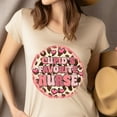 thumbnail image 4 of Cupid’s Favorite Nurse Graphic T-Shirt | Valentine Medical Shirt for Women Men, CarolinaBlue, Size XL, 4 of 6