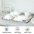 thumbnail image 7 of Bohomia Pattern Dish Drying Mat Microfiber Kitchen Pad Large Counter Absorbent Dish Mats Drainer Rack 18"x24", 7 of 7
