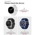 thumbnail image 2 of Correa de reloj Miimall de acero inoxidable para Samsung Galaxy 8, 2 of 7