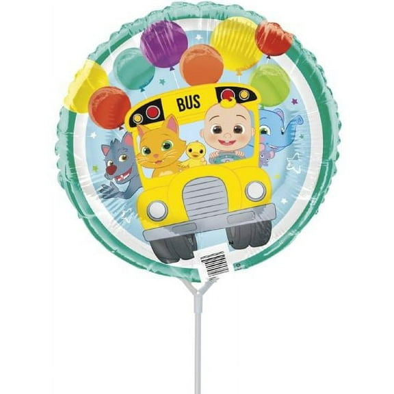 Cocomelon Foil Stick Balloon 9"