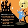 thumbnail image 4 of Underwraps Pan Am Stewardess Child Costume | L Female, 4 of 5