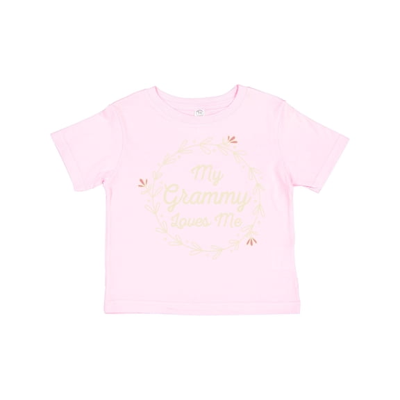Inktastic My Grammy Loves Me Girls Granddaughter Girls Toddler T-Shirt