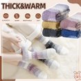 thumbnail image 2 of Womens Fuzzy Socks Soft Cozy Fluffy Slipper Socks Winter Warm Plush Sleeping Christmas Socks 5 Pairs, 2 of 6