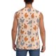thumbnail image 4 of Balery Funny Chicken Camisetas sin mangas para hombre, absorbe la humedad y protege contra el mal olor.-3X-Large, 4 of 7