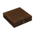thumbnail image 2 of KLKCMS Tea Storage Chest Wooden Storage Box Rectangular Tea Bag Box Tea Bag Organizer for Beverage Supplies Sugar Sweeteners Kitchen coffee, 2 of 9
