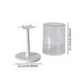 thumbnail image 5 of Vitrina giratoria, caja de almacenamiento, soporte de exhibición versátil, vitrina para figuras de acción, colgantes grandes, objetos de colección, blanco, 5 of 5