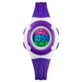 thumbnail image 1 of Reloj digital de plástico ABS para niños, pantalla LED de 12/24 horas, reloj de pulsera para niños con esfera redonda y resistente al agua Methold EL4555-02, 1 of 2