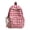 Red, variant on Women Nylon Aesthetic Backpack Bowknot Checkered Aesthetic Daypack School Backpack Cute Bows Bookbag for Girl Casual High School College (Blue)