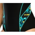 thumbnail image 5 of Women's Print Unitard Athletic Swimwear Racerback One Piece Swimsuit, 5 of 6