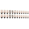 thumbnail image 2 of FCOGIN Long Square, 24 Pieces, Yellow, Opal, Shiny, Minimalism, Acrylic False Nail, Press on Nail, 2 of 6