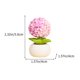 thumbnail image 3 of Simulación de cactus en maceta | Artesanía de resina morada | Decoración pequeña y fresca para el hogar y el coche | Adorno en miniatura de 1 pieza, 3 of 6