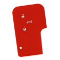 thumbnail image 1 of Auto Car 3 Botones Funda de silicona para llave Fob Funda de protección para rojo Baoblaze Funda de silicona para llave de coche, 1 of 8