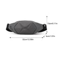 thumbnail image 2 of Bolso de pecho de carcasa dura, bolso de hombro ajustable para hombre, accesorios para deportes al aire libre seguros, 2 of 8