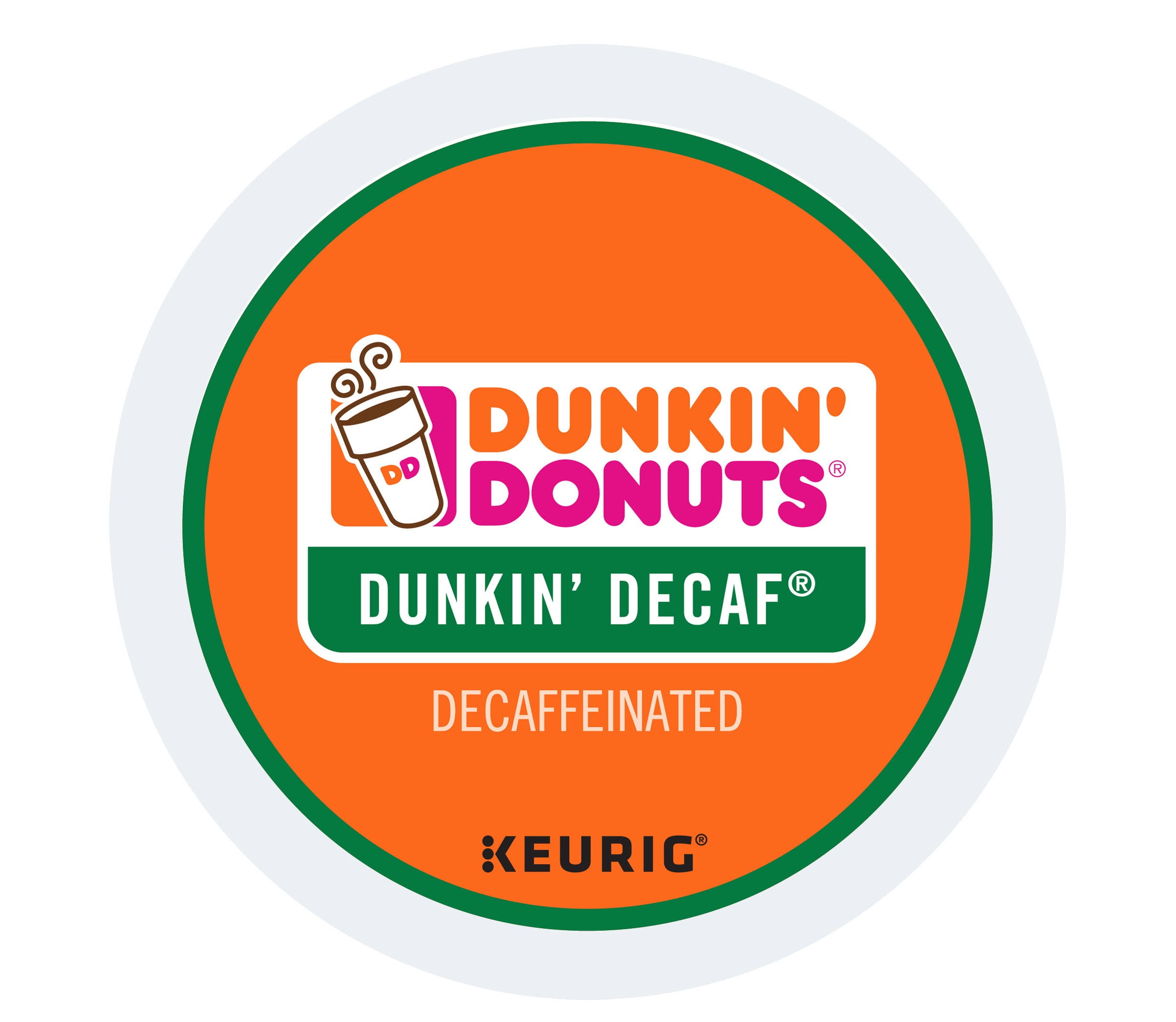 Dunkin' Donuts Decaf Keurig Single-Serve K-Cup Pods, Medium Roast Coffee, 16 Count