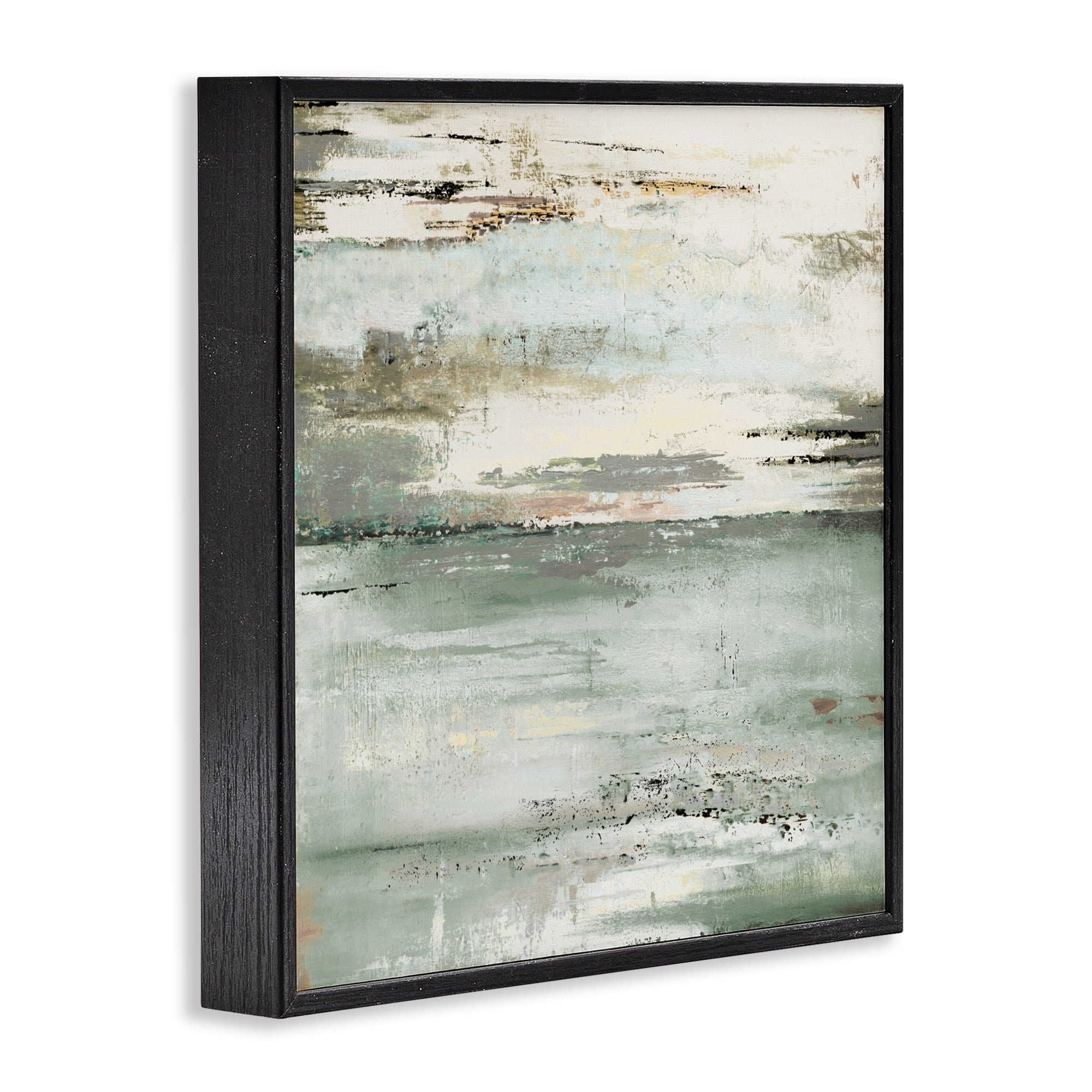 Stupell Industries The Seafoam Ones Abstract Black Framed Giclee Art, design by Patricia Pinto