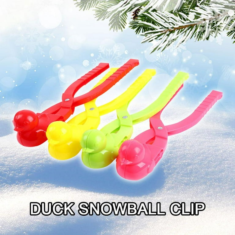 Tuscom Duck Snowball Maker Snow Toys for Kids Outdoor Snow Ball Fights Kids Winter Toys for Outdoor Games Snow Ball Clip Outdoor Toys for Family Games