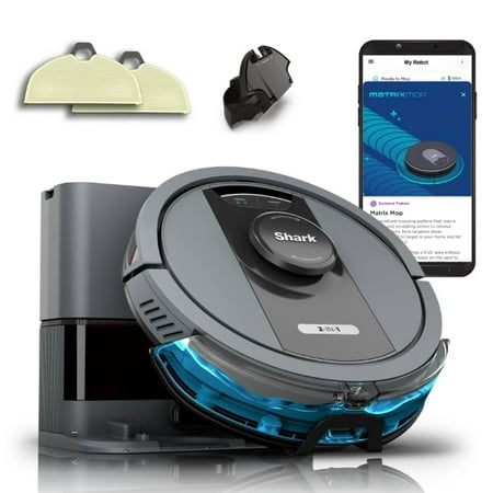 Shark Matrix 2-in-1 Robot Vacuum & Mop Self-Emptying Bagless 30 Day Capacity Base