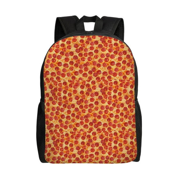 Fotbe Pizza Mochila de Viaje para Laptop, Mochila Ejecutiva Delgada y Resistente 15.6"