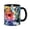 Black, variant on Butterfly Flying Watercolor Coffee Mug Fun Custom Ceramic Mugs 11oz Black