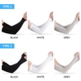 thumbnail image 4 of Manchons de Refroidissement Hommes Femmes Protection Solaire Manches Longues pour Cyclisme Conduite Course Golf Football Basketball, 4 of 7