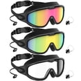 thumbnail image 1 of Lot de 3 Lunettes de Natation, Vision Grand UV400 Anti-Buée Sans Fuite pour Adultes, 1 of 7