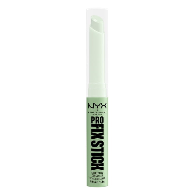 NYX PROFESSIONAL MAKEUP, Cache-cernes correcteur en bâton Pro Fix, Infusé d'acide hyaluronique, Formule en crème - 0.1 Green
