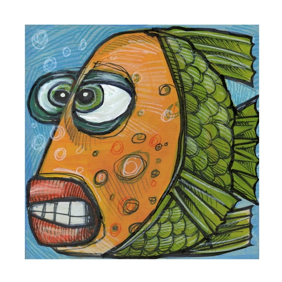 Tim Nyberg 'Fish 9 2019' Canvas Art