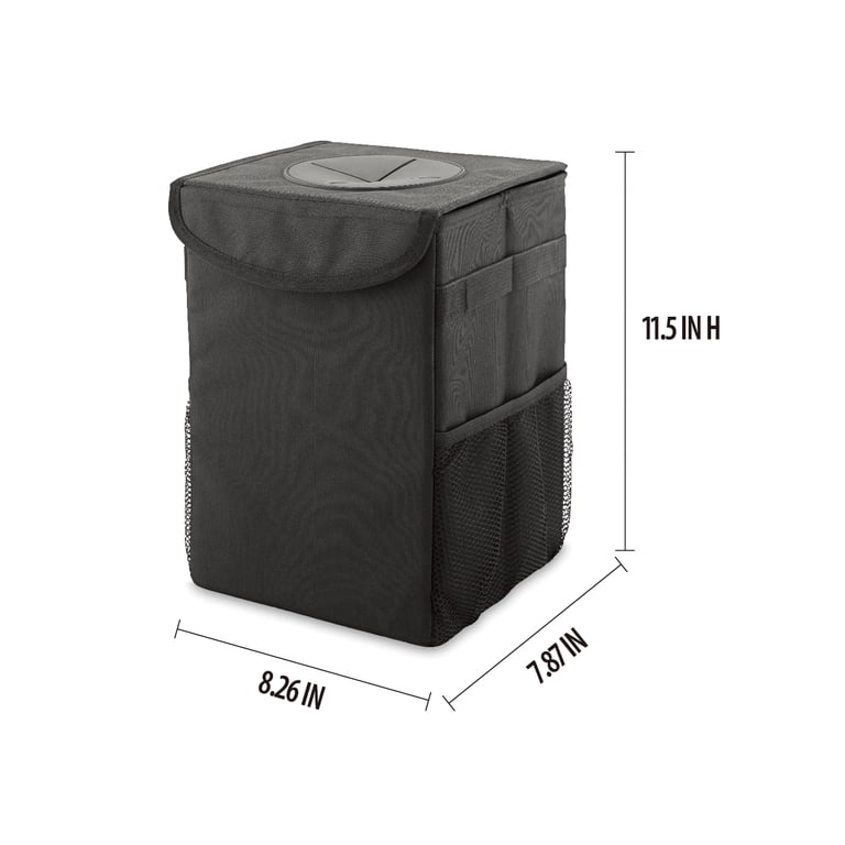 Leakproof Car Seat Back Trash Bin with Adjustable Strap photo 5