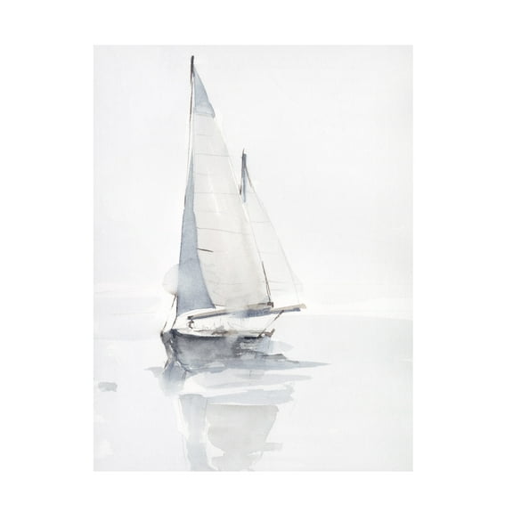 Ethan Harper 'Misty Harbor II' Canvas Art