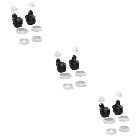 CIMAXIC Cimaxic Earphone Cover Replacements White Premium Silicone Comfortable for Wearing 3Pcs