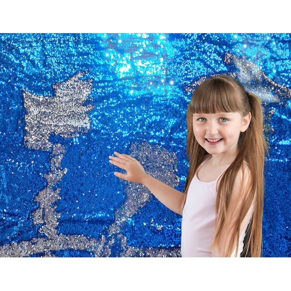 Penepico Tela sensorial de lentejuelas para pared para niños de 0,2 pulgadas con lentejuelas grandes, tela de graffiti sensorial para niños pequeños, tela reversible con purpurina de estimulación táct