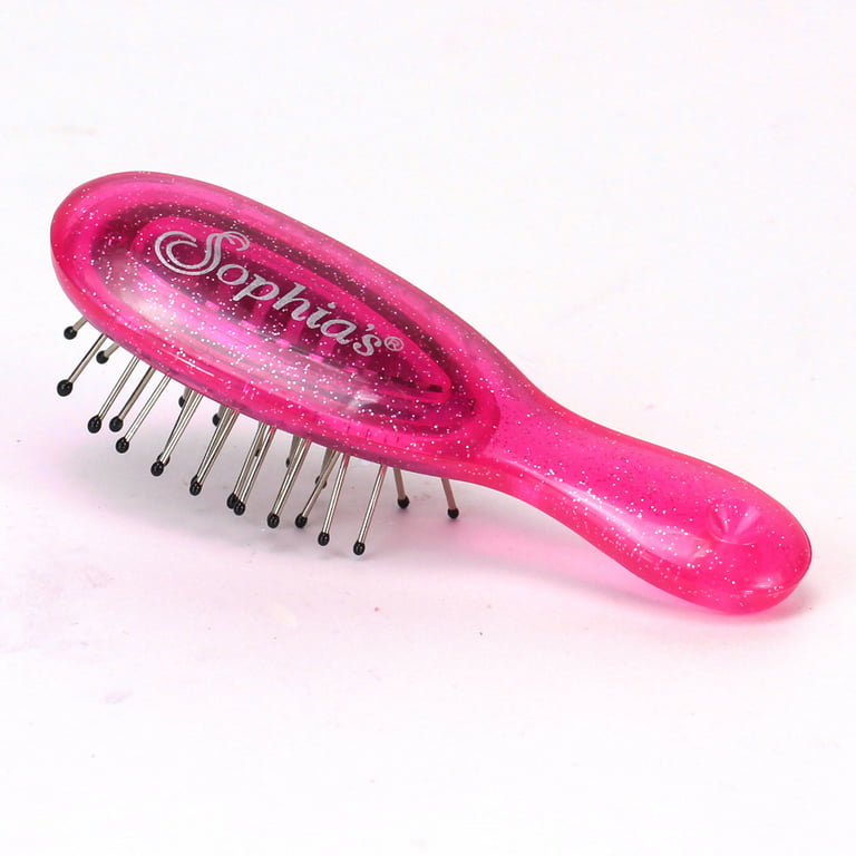  Sophia's 18 Glittery Hot Pink Doll Hairbrush, Ideal for  Wig-Like Hair : Toys & Games