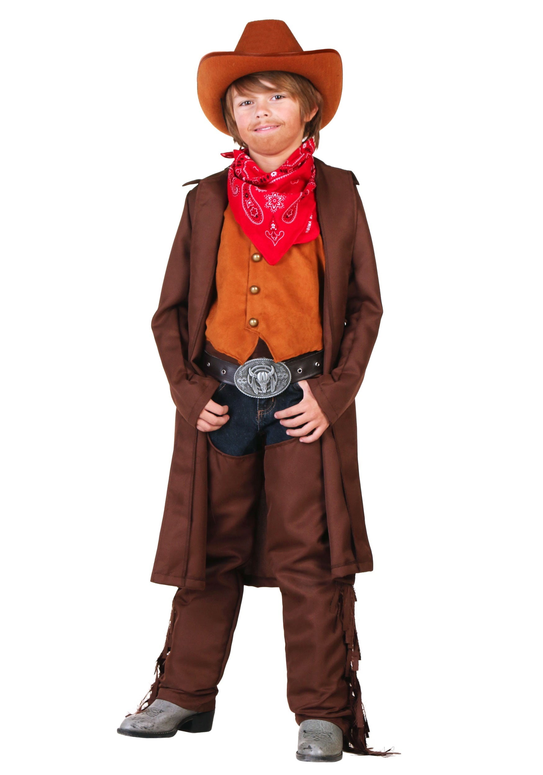 Mens Cowboy Spurs Wild West Fancy Dress Costume Outfit Accessory 