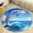 Flannel-3, variant on Dolphin Jumping in Sunlight Round Area Rugs for Bedroom Living Room, 3FT Soft Indoor Circle Carpets, Carpet Home Decor Floor Mat