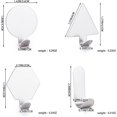 thumbnail image 2 of Gancho de pared , gancho esmerilado de acero inoxidable de 4 piezas, adecuado para colgar ropa (plateado), 2 of 5