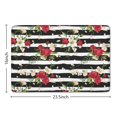 thumbnail image 5 of Pioneer Flower Floral Print Flannel Non Slip Door Rugs,Washable Door Mats Indoor,Decorative Door Mats,Dirt-Resistant and Absorbent Doormat for Entrance,Bedroom,Kitchen,Bathroom,23.5"x16", 5 of 5