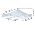 thumbnail image 2 of InstaHibit 10x10Ft Transparent Cover Replacement Top for Outdoor Instant Tent, 2 of 12