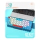 thumbnail image 5 of Teclado de jugador de 62 teclas, interruptor rojo/azul, teclado mecánico con cable para ordenador PC, 5 of 6